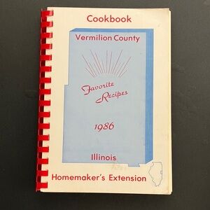 Vermilion County Cookbook Illinois 1986